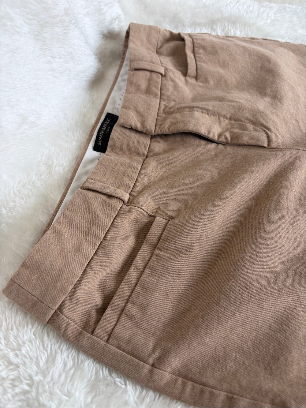 Banana Republic Sloan Beige Women’s  Pants | Size 6 - Picture 4 of 8